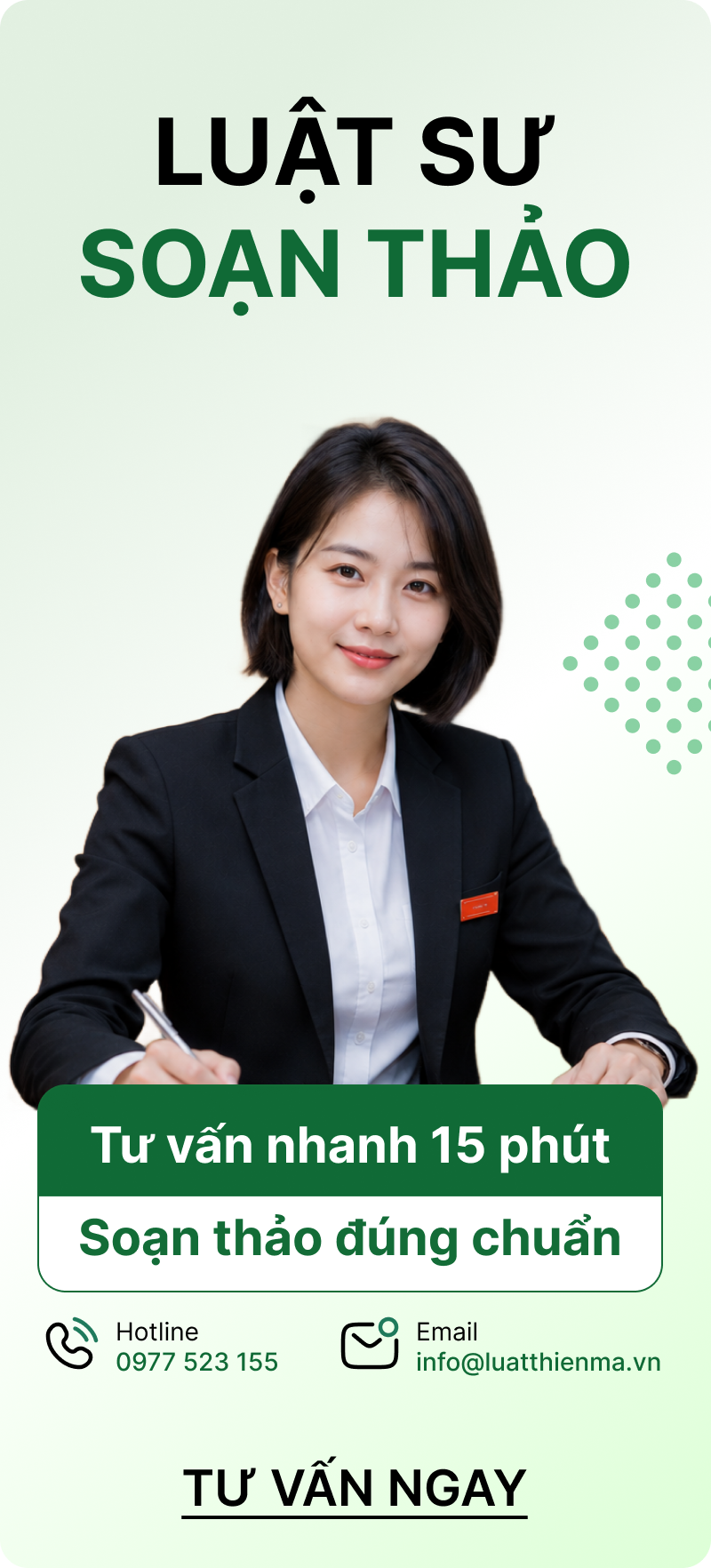 Banner tư vấn pháp luật từ Luật Thiên Mã